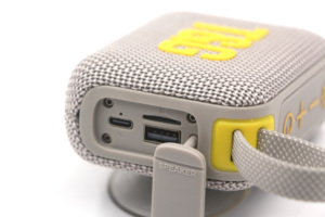 ลำโพงพกพาสำหรับใช้งานกลางแจ้ง TG-445MINI 5W รองรับ USB ผ้ากันน้ำ เสียงสเตอริโอ ซับวูฟเฟอร์ขนาดเล็ก - Product Image 6