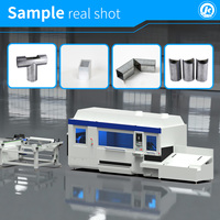 Machine de découpe d'acier CNC à laser fibre pour cadres de portes/fenêtres, profilés en aluminium, BMP, pièces métalliques de haute précision, qualité export