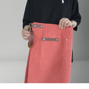 Nuevo estilista Chef lienzo cintura <span class=keywords><strong>falda</strong></span> personalizado <span class=keywords><strong>delantal</strong></span> corto para hombres y mujeres medio <span class=keywords><strong>delantal</strong></span> - Product Image 5