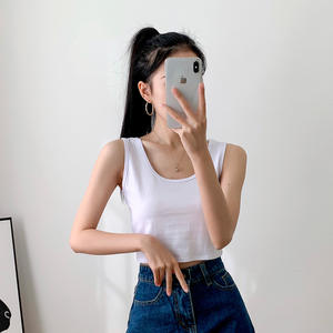 Paypal accepte les étiquettes gratuites imprimer et accrocher des étiquettes sérigraphie personnalisée votre logo ou conception femmes débardeur - Product Image 4