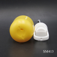 Flacon pulvérisateur rond en plastique PE de 60 ml, portable, pour porte-clés, vide, pour liquide anti-moustiques