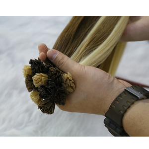 Tốt nhất đôi rút ra Ombre nổi bật Đàn Piano ý Keratin <span class=keywords><strong>Micro</strong></span> phẳng Lời Khuyên Trái phiếu 100 tinh khiết Remy Ấn Độ Trinh Nữ phần mở rộng tóc con người - Product Image 2