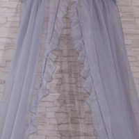 Moustiquaire décorative en dentelle pour lit de princesse, avec baldaquin et manteau de lit, gris royal, de bonne qualité, pour filles, pour la maison, les voyages et le camping, tendance