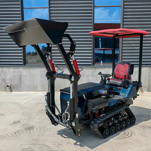 Mini Tractor de Orugas Diésel EPA Euro 5 de 25hp 35hp 18.4kw con Cultivador Rotatorio para Cultivo en Arroceras - Product Image 1