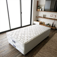 Sommier et matelas d'hôtel pour hôtel Matelas à ressorts ensachés simple et double pour hôtel Matelas à ressorts ensachés Portable Roulé dans une boîte