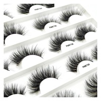 Faux cils en vison synthétique personnalisés pour votre marque, effet 3D naturel, bande complète, Petanas, faux cils véganes