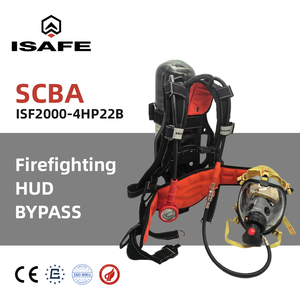 Equipo de Respiración Autónoma ISF2000-4HP22B SCBA con Pantalla HUD y Bypass, Equipo Profesional de Bomberos - Product Image 1