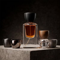 Flacons de parfum en verre transparent de luxe vides 30ml/50ml/75ml avec gravure de logo personnalisée et options d'emballage/boîte