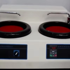 מטחנת וליטוש מטלוגרפית כפולה עם דיסק כפול ובקרה כפולה, הפעלה ידנית, במחיר מוזל - Product Image 1