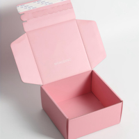 Boîtes d'expédition en carton ondulé personnalisées avec logo imprimé, durables, pour emballage cadeau, OEM ODM, montage facile