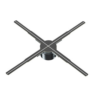 Proyector de holograma 3D de 50cm, decoración LED para <span class=keywords><strong>el</strong></span> hogar con ventilador giratorio, lector de tarjetas SD Compatible con productos APP/PC <span class=keywords><strong>EL</strong></span> - Product Image 1