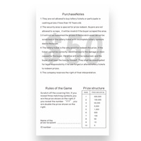 Kişiselleştirilebilir Sıcak Baskılı Promosyon Kazı Kazan Kartları (Özel Boyut ve Şekil)