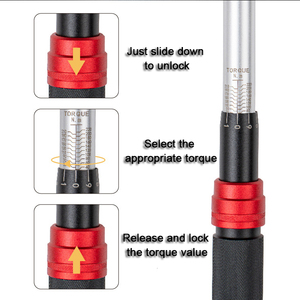 3/8 "1/2" 3/4 "Dr 210n. M tork anahtarı kalibre cırcır tork anahtarı seti ölçekli tork anahtarı - Product Image 4