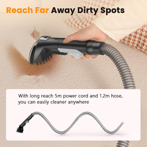 Popular Limpiador Portátil <span class=keywords><strong>con</strong></span> Cable para Manchas en Húmedo y Seco para Telas, Alfombras y Sofás Sucios, Limpiador a Vapor y Aspiradora para Telas y Alfombras - Product Image 6