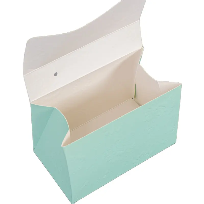 กล่องกระดาษคราฟท์ขนาดเล็กแข็งกล่องของขวัญสำหรับขนมคุกกี้บิสกิต