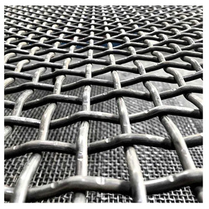 Maille tissée en acier au manganèse résistant à l'usure, fil métallique crocheté, <span class=keywords><strong>tamis</strong></span> vibrant, filtre à mailles métalliques pour criblage de minerai - Product Image 5