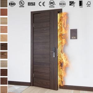 Porte en bois résistante au feu aux normes australiennes, protection contre le feu de 30 minutes, surface finie pour appartement et chambre à coucher - Product Image 6
