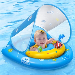 Flotador de Asiento para Bebé, Flotador Inflable de PVC Grueso para Niños, Anillos de Natación para Niños, Juguetes, Anillo Flotante para Piscina, Verano - Product Image 1