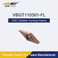 VBGT110301-FL outils de tournage CNC lames de haute précision tournant des inserts en carbure machine-outil pour tour CNC plaquettes de coupe