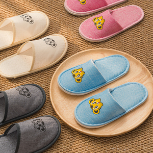 Pantuflas Infantiles <span class=keywords><strong>de</strong></span> Algodón Antideslizantes para Hotel, Pantuflas Desechables para <span class=keywords><strong>Niños</strong></span>, Venta al Por Mayor <span class=keywords><strong>de</strong></span> Fábrica - Product Image 3