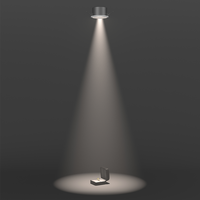 Aluminium 55mm Cutout Cob Led Down Light Dimmable Spot Lighting 3 Watt Led Downlight Mini Spotlight avec Réflecteur Doré