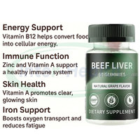 Ausreson rumput organik pengobatan gusi hati sapi suplemen Halal Vitamin a B12 gusi hati sapi