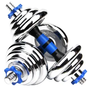 Free Weight Barbell10kg Gym Dumbbell Set Training Equipment Exercise Strength Core Quick Adjustable Dumbbell