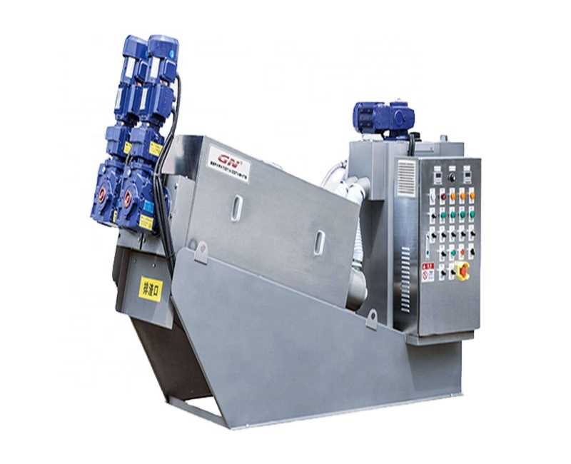 Винтовой пресс для обезвоживания осадка