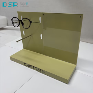 Présentoir de Comptoir en Acrylique en Forme de L pour Lunettes DSP Vietnam Factory avec Crochets Métalliques - Product Image 1
