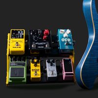 Pédalier de guitare pliable NUX NPB-S avec sac, en aluminium anodisé