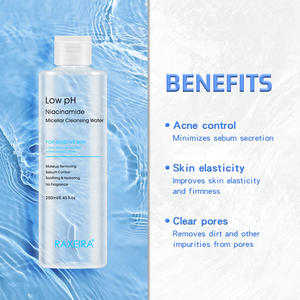 Démaquillant doux pour soins de la peau de marque privée 250 ml Niacinamide <span class=keywords><strong>Eau</strong></span> minérale de source chaude Nettoyage sans alcool pour - Product Image 2