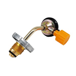 Portable Gas <b>Stove</b> Butane Refill Valve Brass One Piece Camping Outdoor Use Manual Operation - Product Image 4