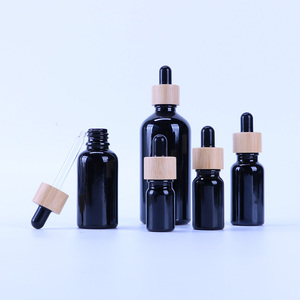 Flacons en verre noir vides de 5 ml, 10 ml, 20 ml, 30 ml, 50 ml, 100 ml pour huiles essentielles, flacons en verre pour huiles de CBD avec bouchons compte-gouttes - Product Image 3