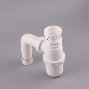 Phòng tắm bồn rửa nhà bếp lưu vực Trắng nhựa <span class=keywords><strong>drainer</strong></span> với lọc rửa lưu vực chất thải & chai bẫy P-trap để tường - Product Image 4