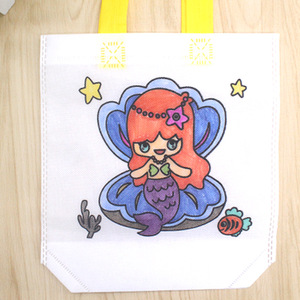 Bolsa de Compras Ecológica B291 para Niños, Bolsa de Regalos para Fiestas Infantiles, Bolsa de Compras con Diseño de Graffiti sin Ondas - Product Image 3