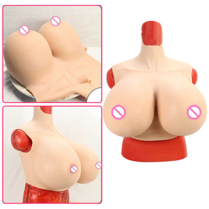 Vêtements LGBTQ Homme à Femme Z Cup Énormes <span class=keywords><strong>Seins</strong></span> <span class=keywords><strong>Sexy</strong></span> <span class=keywords><strong>Seins</strong></span> Silicone Breast Forms Chest for Crossdresser Sissy Transgender - Product Image 1
