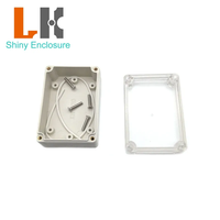 115*90*55mm petit couvercle Transparent boîtier de boîtier étanche boîte de commutation de bouton extérieur boîtier PC boîtier ABS boîte de jonction