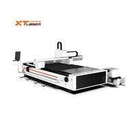 Machine de découpe laser à fibre 2-en-1 pour tôles et tubes/conduites CNC avec commande Cypcut, refroidie par eau