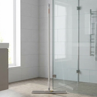 Balai Magique en Silicone à Long Manche, Serpillère Portable pour Nettoyage à Sec et Essorage de l'Eau