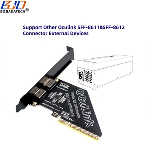 공장 새 PCI-E 익스프레스 4.0 PCI-E 8X-2 포트 Oculink SFF-8611 SFF-8612 어댑터 확장 라이저 카드 지원 U2 NVME SSD - Product Image 4
