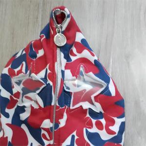 Áo hoodie nam in họa tiết rằn ri toàn thân, khóa kéo kín mặt, chất liệu 100% cotton, kiểu dáng rộng, có lỗ che mắt, in logo tùy chỉnh OEM. - Product Image 3