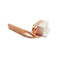 Disipador de Calor de Aluminio para CPU de Mini PC con Tubos de Calor de Cobre, Enfriamiento Pasivo de Bajo Perfil para Sistemas Industriales Integrados