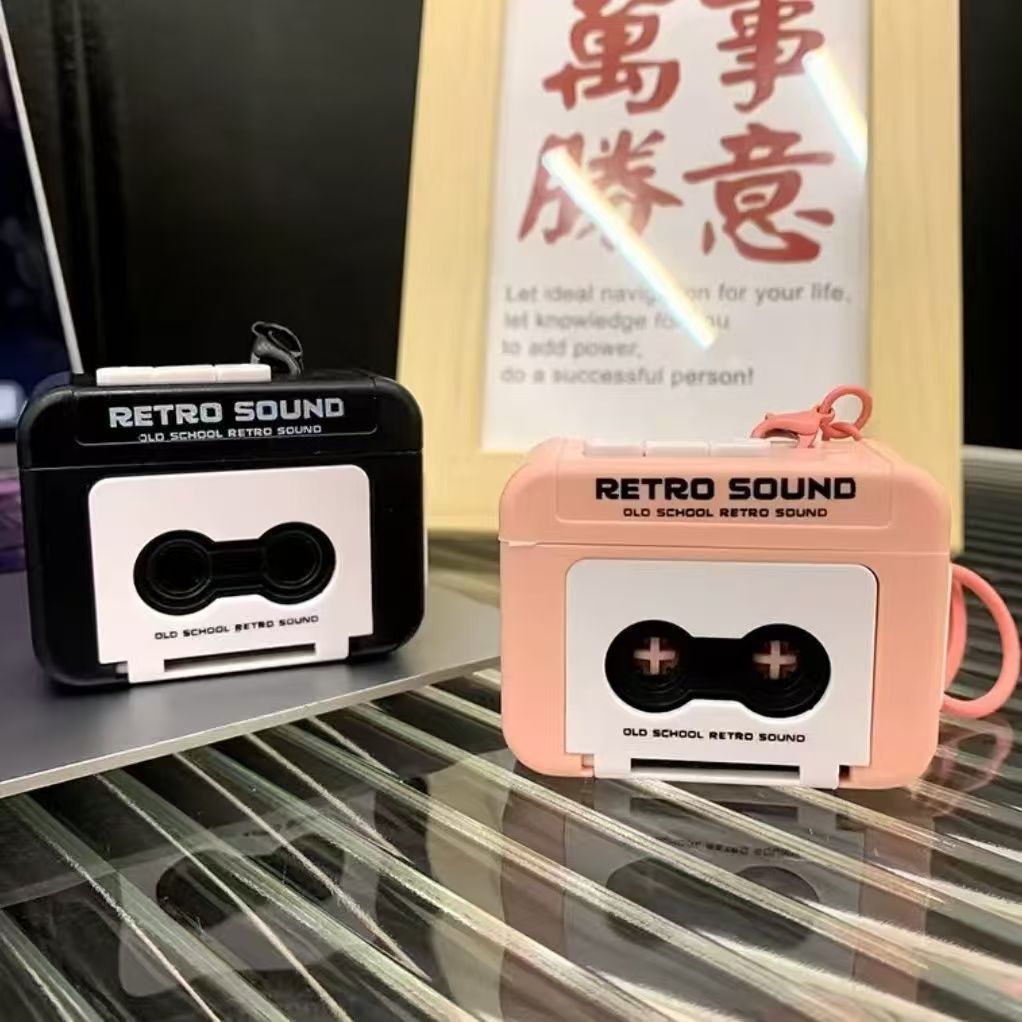 Retro tape recorder [Black/Pink color random]