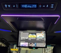 Sistema de Entretenimiento con Monitor de Techo Trasero Abatible para Automóvil Eléctrico de 15.6 Pulgadas, Pantalla Táctil IPS Android, 64RGB, 2 Años de Garantía, para Alphard30