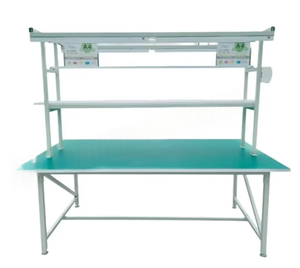 Línea de montaje industrial Banco DE TRABAJO Mesa de producción Taller Uso doméstico DIY 5 Aluminio 200kg Capacidad <span class=keywords><strong>Eida</strong></span> Estantes apilables Estantes - Product Image 1