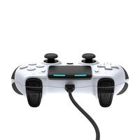 Manette de jeu filaire T29 pour PS4, avec vibration et prise en charge 6 axes, 4 options de couleur