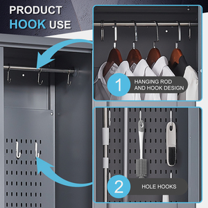 Prix usine <span class=keywords><strong>vadrouille</strong></span> <span class=keywords><strong>et</strong></span> fournitures de meubles modèle nettoyage placard salle de bain balai armoire de rangement - Product Image 3