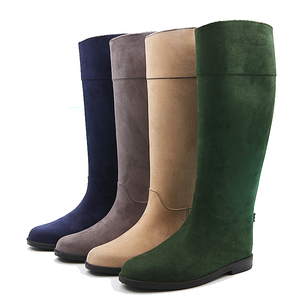 Micro bottes en daim pour femme, cuissardes de pluie en pvc, en daim, hautes, pour <span class=keywords><strong>pêche</strong></span>, chasse, équitation, vente en gros, - Product Image 1
