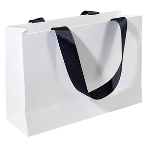 Bolsa de Papel Kraft Reciclable para Vino, con Logotipo Personalizado Impreso, Embalaje Ecológico para Botellas, Cinta de Algodón, Venta al por Mayor - Product Image 1