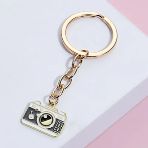Mini <span class=keywords><strong>Keychain</strong></span> máy ảnh công cụ hình ảnh vòng chìa khóa men Móc Chìa Khóa nhiếp ảnh cho quà tặng phụ nữ người đàn ông xe treo tag - Product Image 2